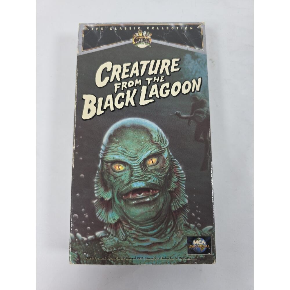Creature From The Black Lagoon, 1954 (VHS, 1991) Horror, Richard Carlson